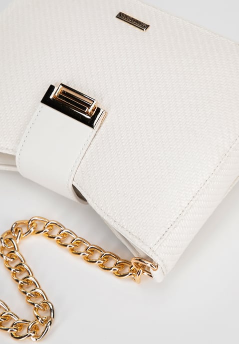 Wittchen Dames Crossbody Tas, Crème, Geweven, Polypropyleen - Image 6