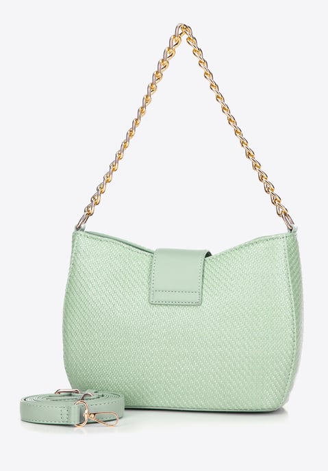 Wittchen Dames Crossbody Tas Geweven Groen Polypropyleen - Image 2