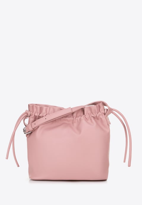 Wittchen Dames Crossbody Tas met Decoratieve Strikken, Roze, Eco-leer - Image 2