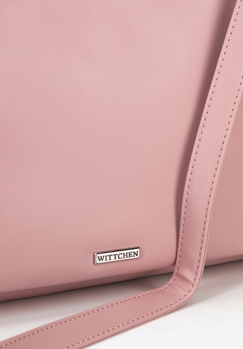 Wittchen Dames Crossbody Tas met Decoratieve Strikken, Roze, Eco-leer - Image 4