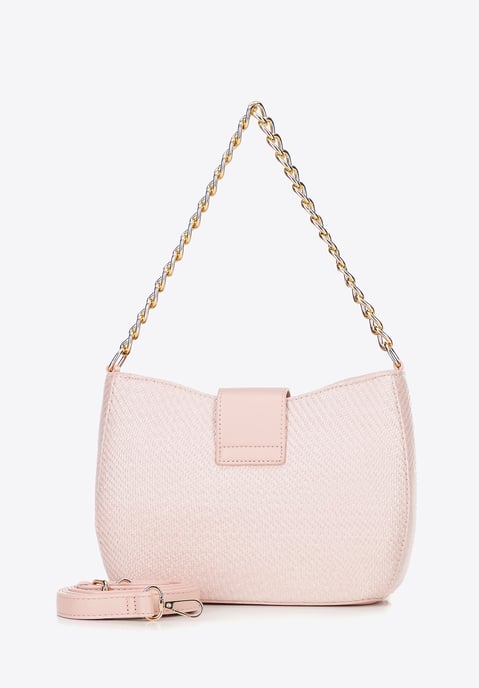 Wittchen Dames Crossbody Tas, Roze, Geweven, Polypropyleen - Image 2
