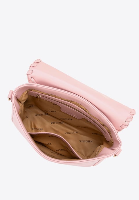 Wittchen Dames Crossbody Tas met Klep, Roze, Eco-leer - Image 3