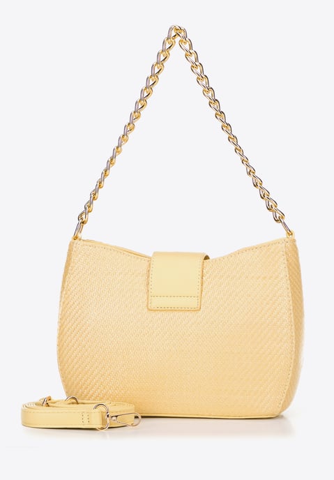 Wittchen Dames Crossbody Tas Geweven Geel Polypropyleen - Image 2