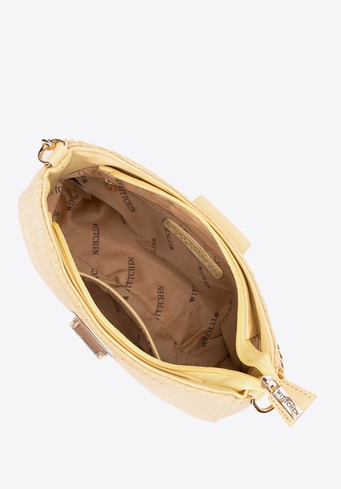 Wittchen Dames Crossbody Tas Geweven Geel Polypropyleen - Image 3