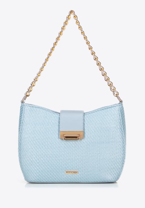 Wittchen Dames Crossbody Tas, Geweven Blauw, Polypropyleen - Image 1