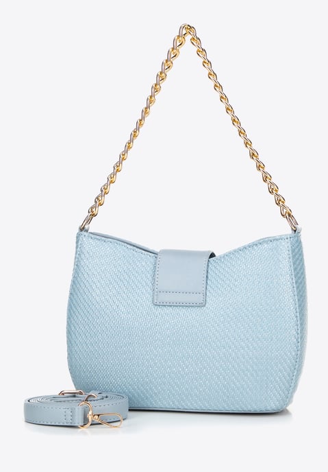 Wittchen Dames Crossbody Tas, Geweven Blauw, Polypropyleen - Image 2