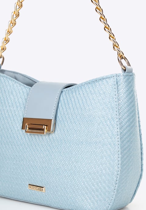 Wittchen Dames Crossbody Tas, Geweven Blauw, Polypropyleen - Image 4