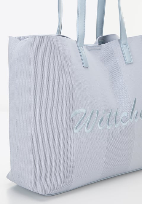 Wittchen Woman Grote Shopper Tas met Eco-Lederen Elementen, Blauw Polyester - Image 6