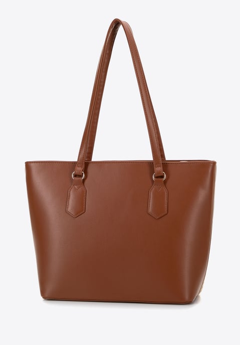 Wittchen Dames Shopper Bag in eco-leer en gevlochten beige en bruin beige en - Image 3