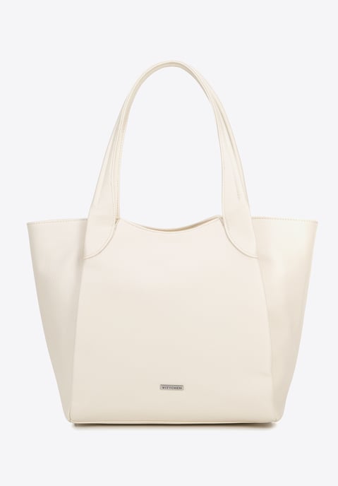 Wittchen Dames shopper van zacht eco-leer crème eco-leer - Image 2