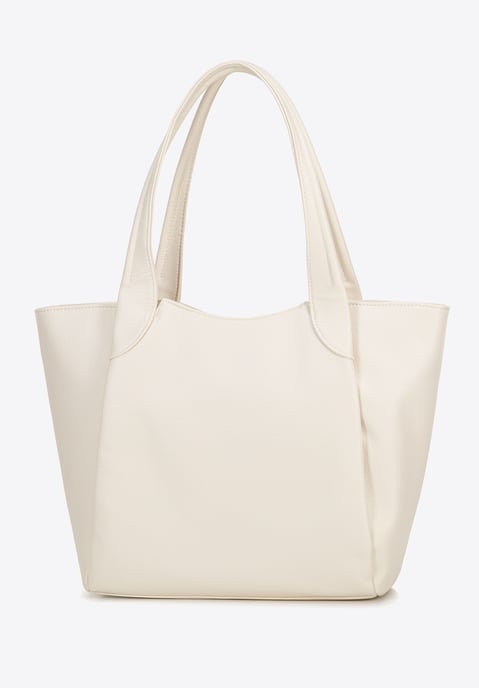 Wittchen Dames shopper van zacht eco-leer crème eco-leer - Image 3