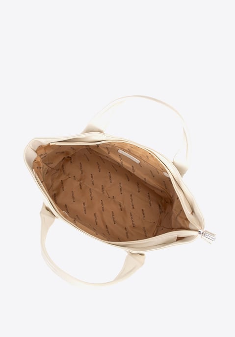 Wittchen Dames shopper van zacht eco-leer crème eco-leer - Image 4