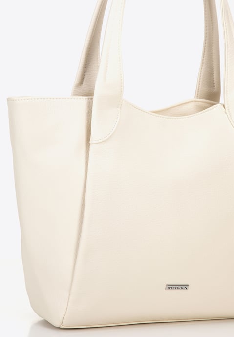 Wittchen Dames shopper van zacht eco-leer crème eco-leer - Image 5