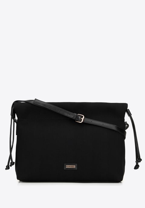 Wittchen Dames Bucket Bag met Trekkoorden, Zwart Polyester - Image 2