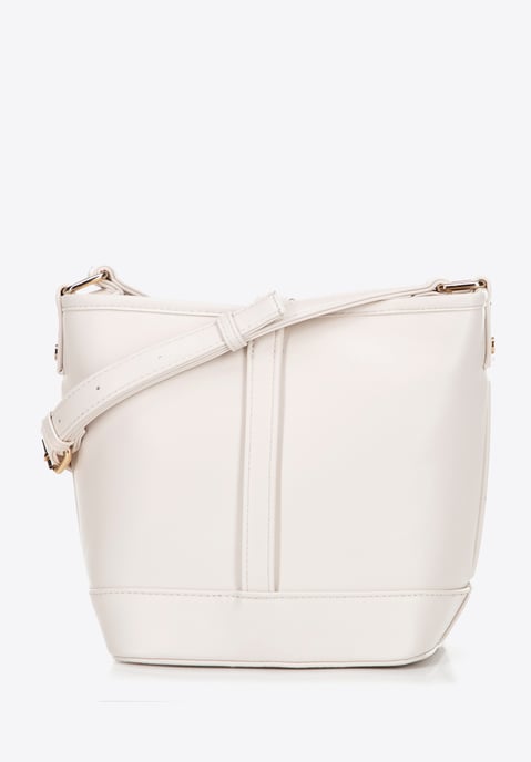 Wittchen Dames Bucket Bag in Imitatieleer Crème - Image 2