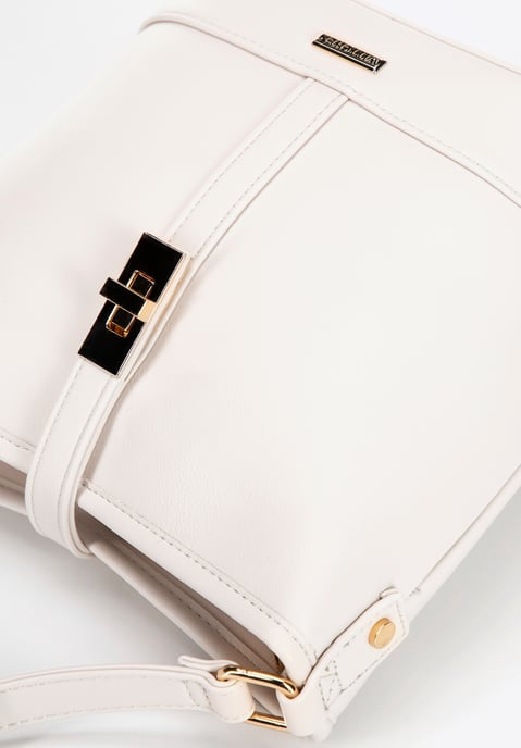 Wittchen Dames Bucket Bag in Imitatieleer Crème - Image 4