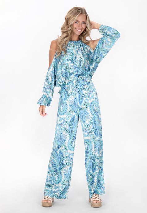 IZIA Blouse vrouwen blauw veelkleurig - Image 2
