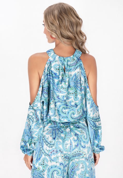 IZIA Blouse vrouwen blauw veelkleurig - Image 4