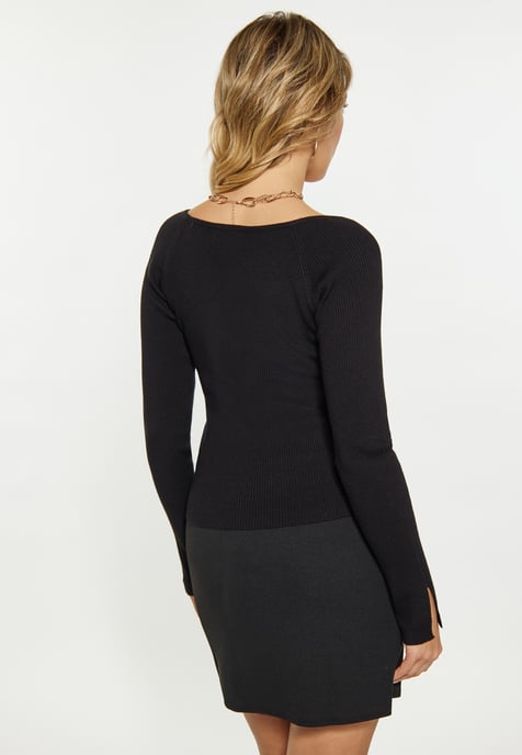 Faina Blouse women black - Image 4