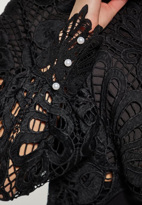 Faina Blouse Dames zwart - Image 5