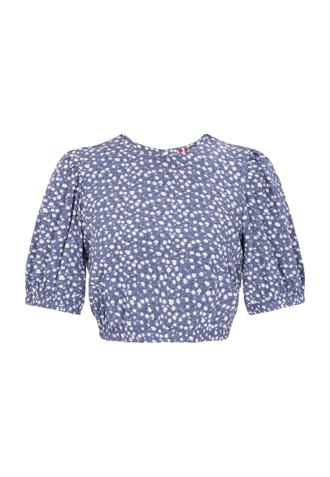 Mymo Blouse vrouwen blauw wit - Image 1