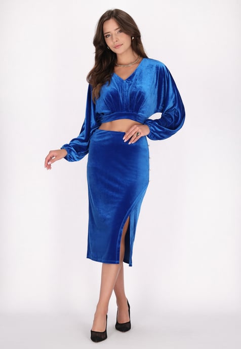 Faina Blouse Dames blauw - Image 2