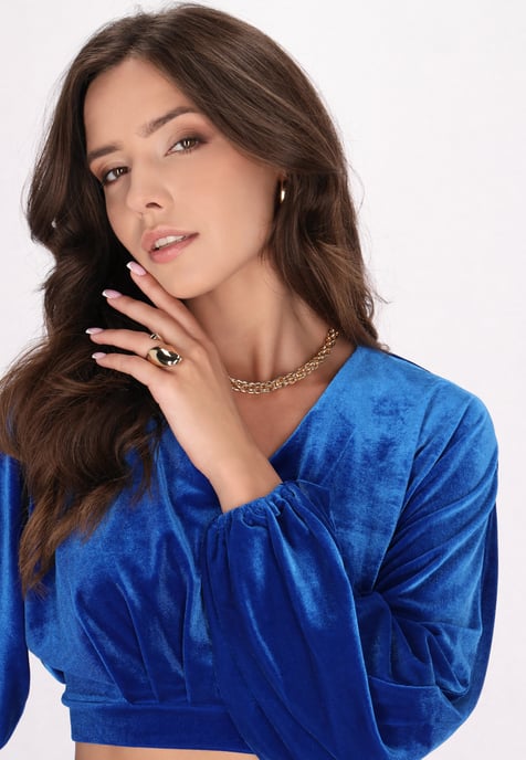 Faina Blouse Dames blauw - Image 5