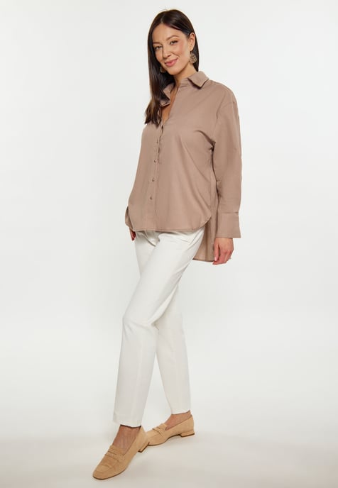 usha Shirt women taupe - Image 2