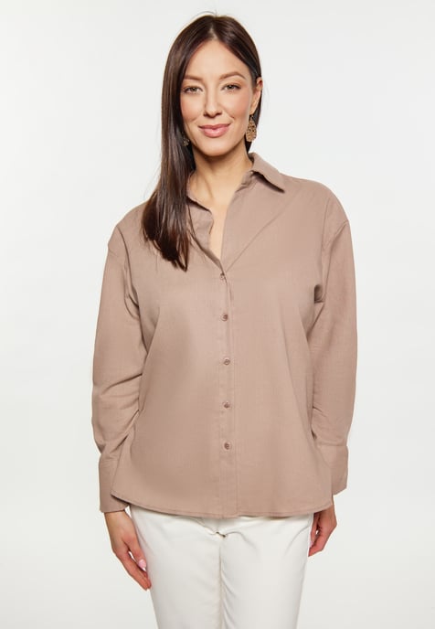 usha Shirt women taupe - Image 3