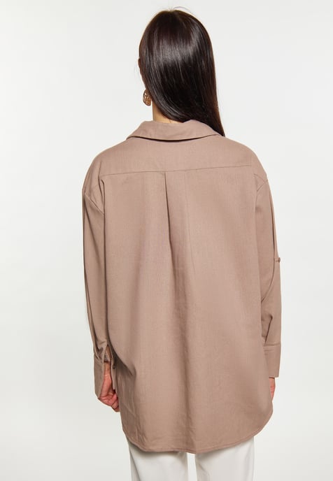 usha Shirt women taupe - Image 4