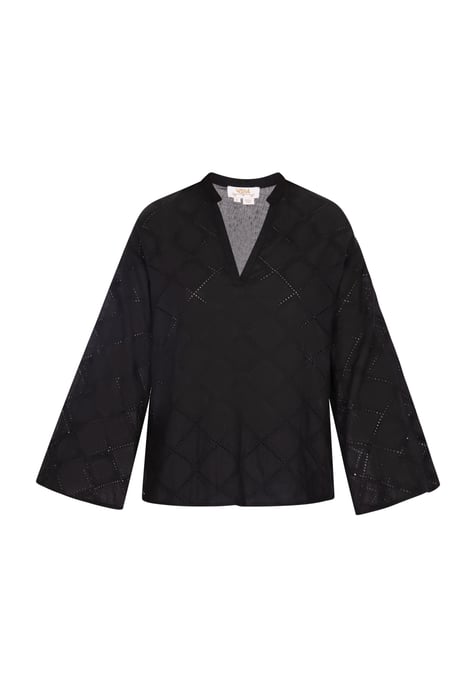 usha Blouse Dames zwart - Image 1