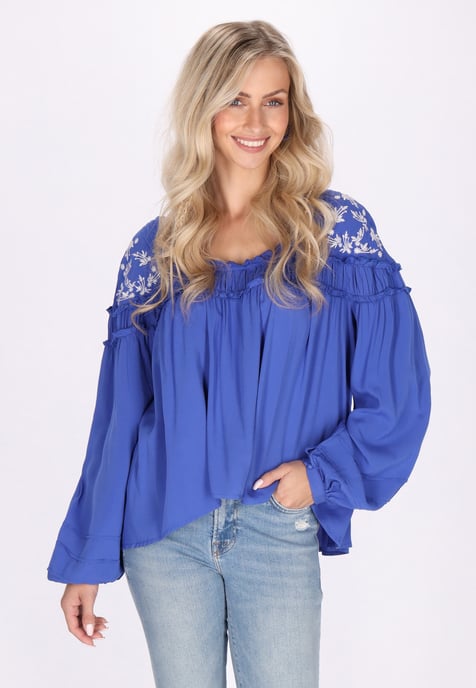 IZIA Blouse Dames KONING BLAUW - Image 3