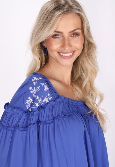 IZIA Blouse Dames KONING BLAUW - Image 5