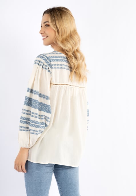 IZIA Blouse Dames blauw - Image 4