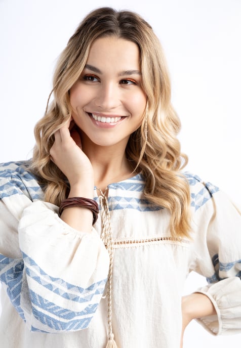 IZIA Blouse Dames blauw - Image 5