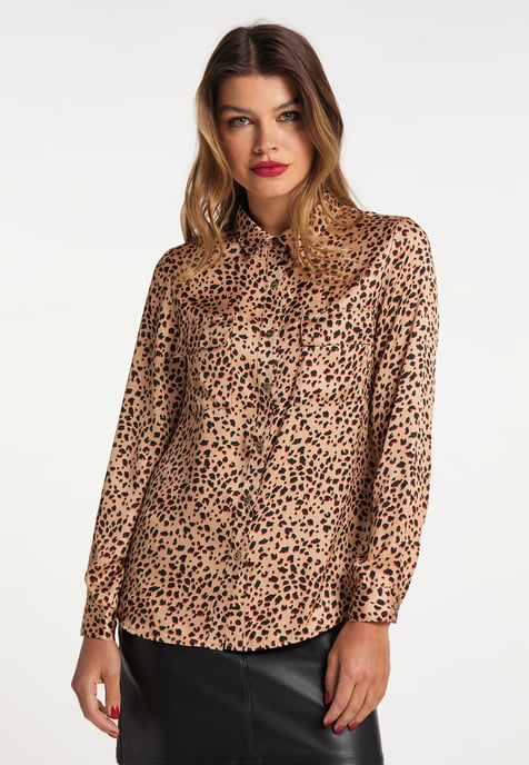 Faina Blouse Dames Beige Veelkleurig - Image 3