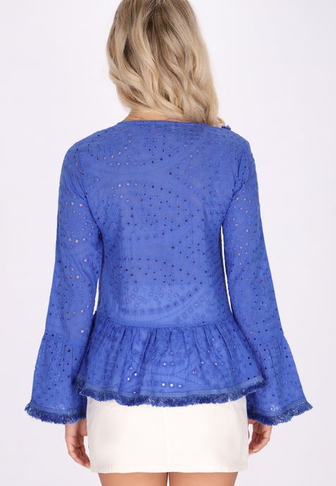 IZIA Blouse Dames KONING BLAUW - Image 4