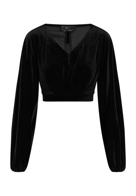 Faina Blouse Dames zwart - Image 1