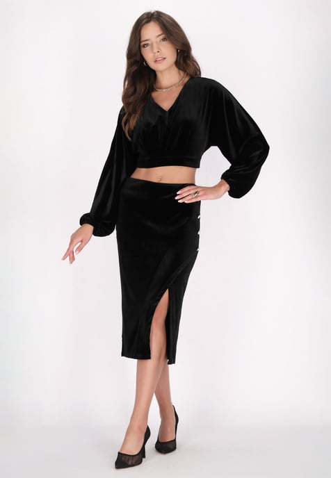 Faina Blouse Dames zwart - Image 2