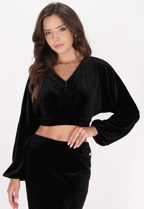 Faina Blouse Dames zwart - Image 3