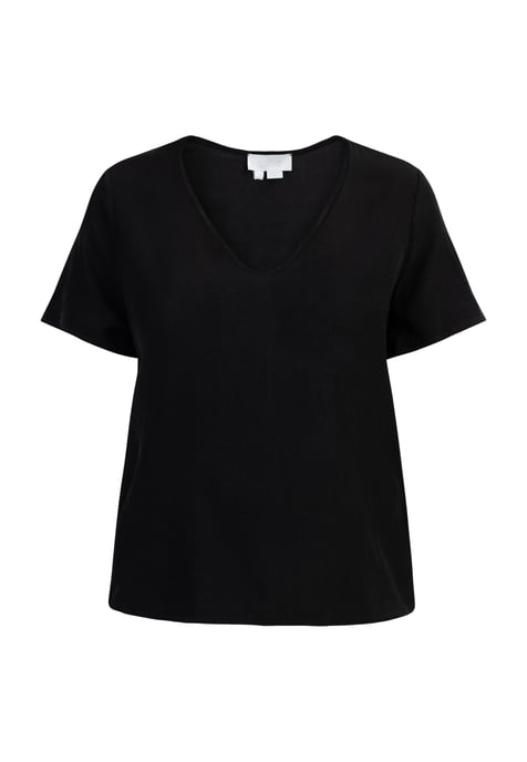 usha Blouse shirt Dames zwart - Image 1