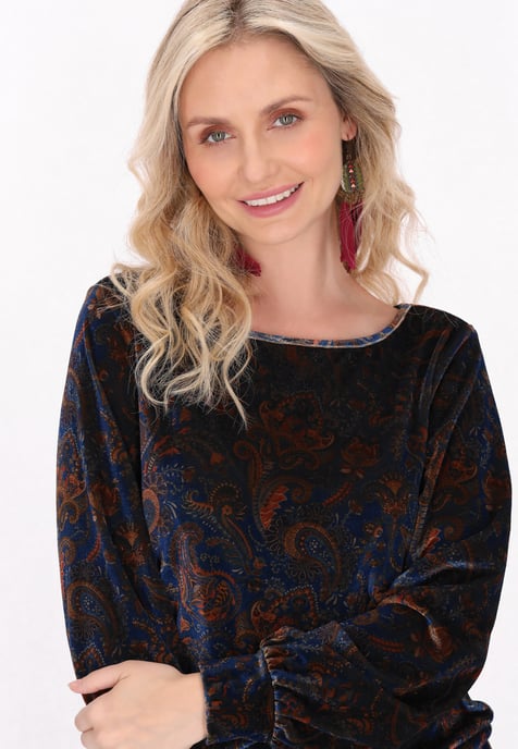 usha Blouse vrouwen blauw veelkleurig - Image 5