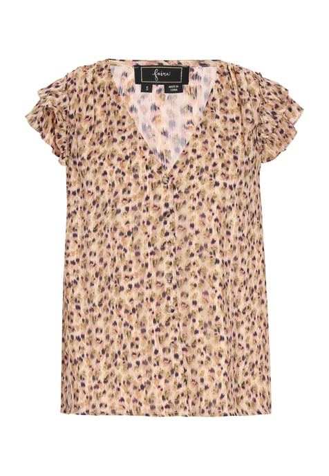 Faina Blouse vrouwen beige veelkleurig - Image 1