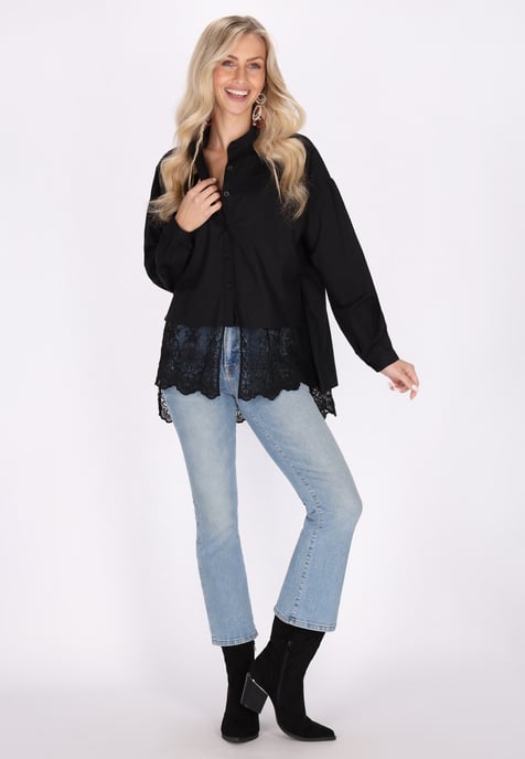 IZIA Blouse Dames zwart - Image 2