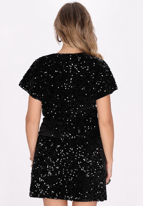 Faina Blouse Dames zwart - Image 4