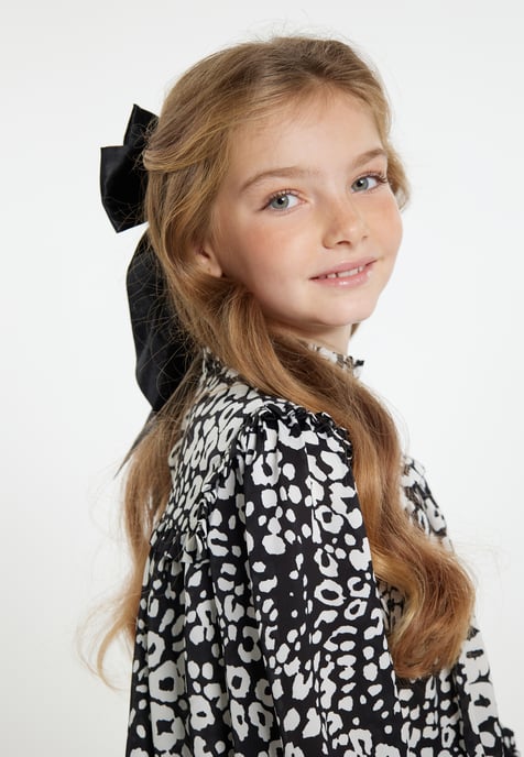 Faina Blouse meisjes (kinderen) zwart wit - Image 5