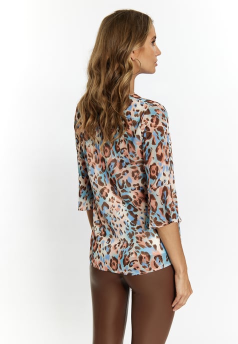 Faina Blouse shirt Dames Beige Veelkleurig - Image 4