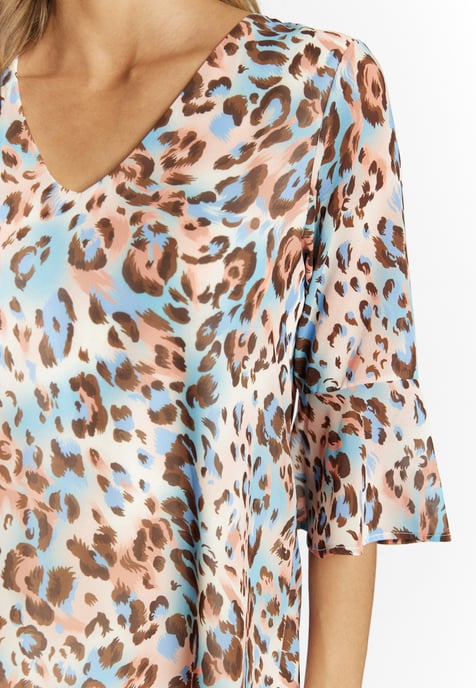 Faina Blouse shirt Dames Beige Veelkleurig - Image 5