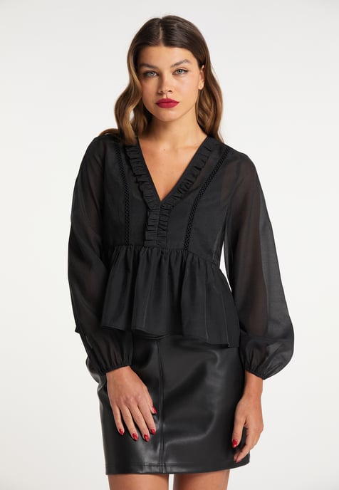 Faina Blouse women black - Image 3