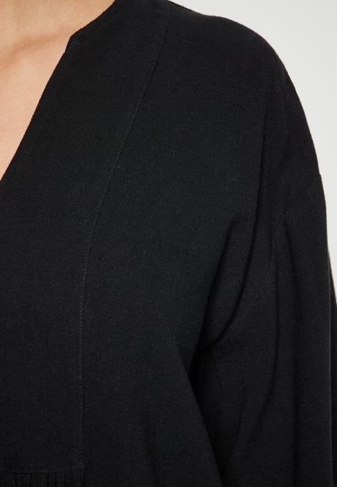 usha Blouse Dames zwart - Image 5